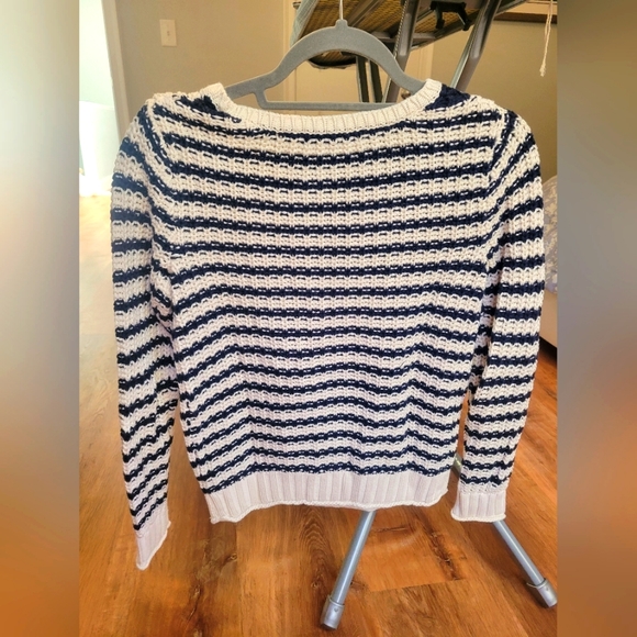 Navy/Cream Gap Sweater - Picture 2 of 2